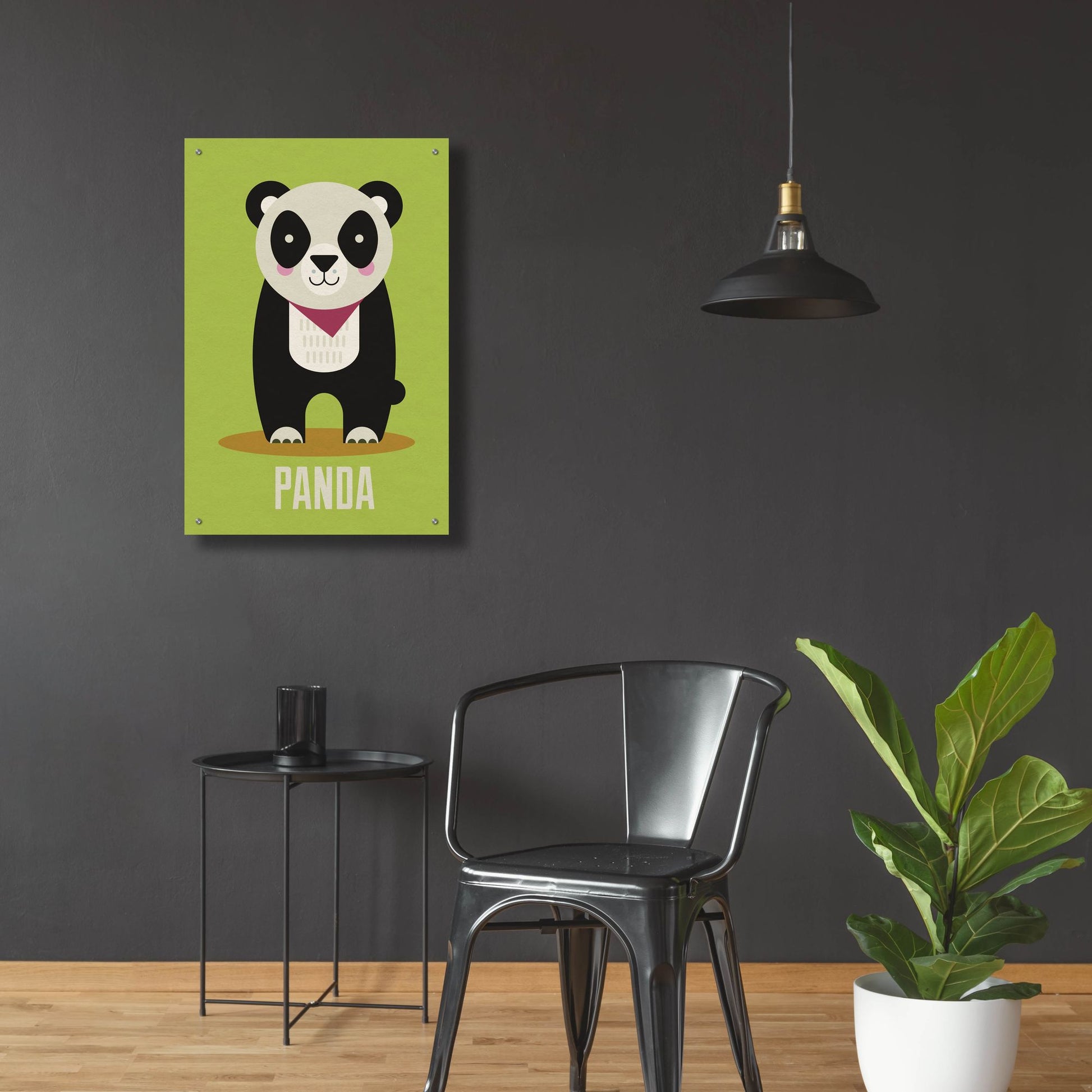 Epic Art 'Panda Kids Nursery' by Gary Williams, Acrylic Glass Wall Art,24x36