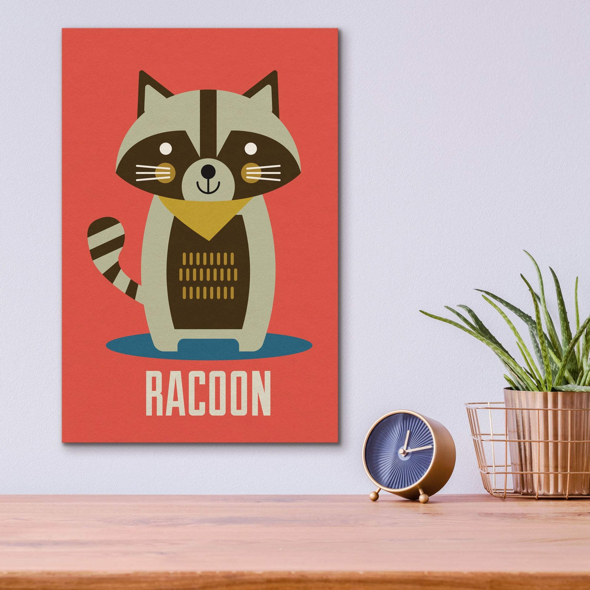 Epic Art 'Racoon Kids Nursery' by Gary Williams, Acrylic Glass Wall Art,12x16