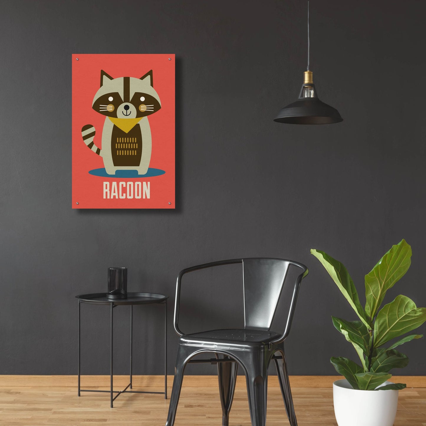 Epic Art 'Racoon Kids Nursery' by Gary Williams, Acrylic Glass Wall Art,24x36