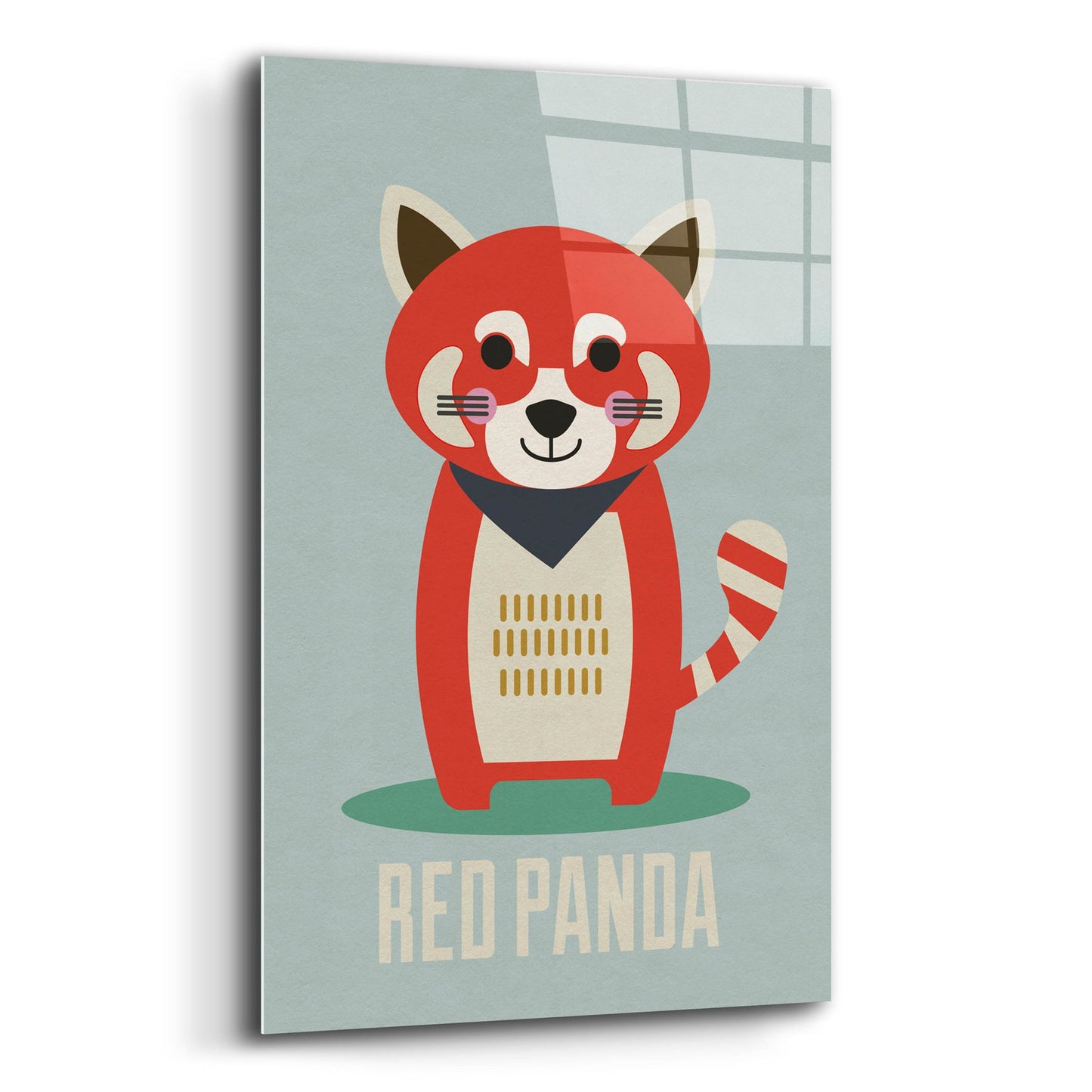 Epic Art 'Red Panda Kids Nursery' by Gary Williams, Acrylic Glass Wall Art,12x16