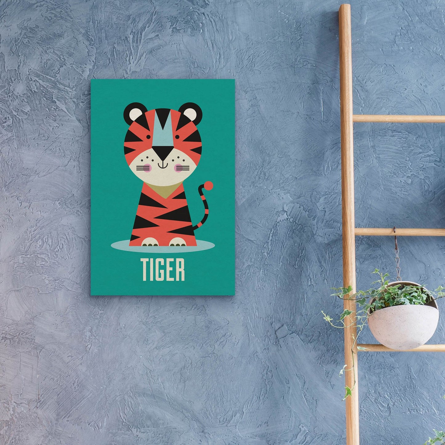 Epic Art 'Tiger Kids Nursery' by Gary Williams, Acrylic Glass Wall Art,16x24