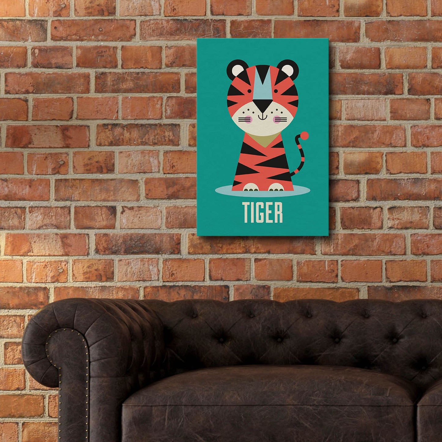 Epic Art 'Tiger Kids Nursery' by Gary Williams, Acrylic Glass Wall Art,16x24