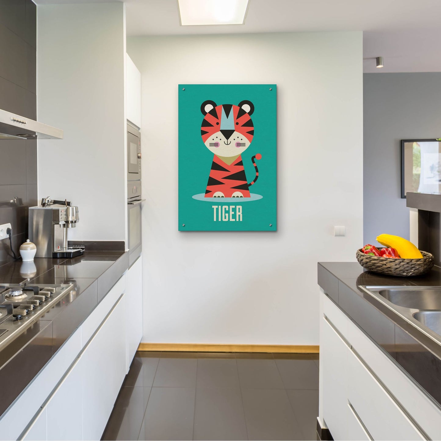 Epic Art 'Tiger Kids Nursery' by Gary Williams, Acrylic Glass Wall Art,24x36