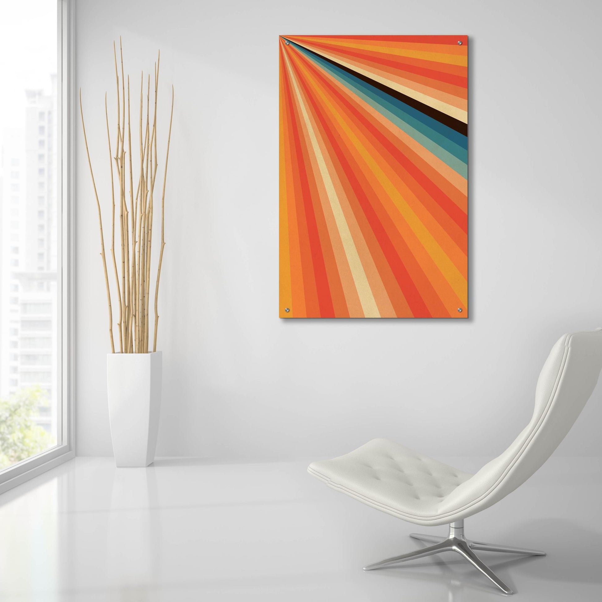 Epic Art 'Retro 5' by Gary Williams, Acrylic Glass Wall Art,24x36