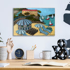 Epic Art 'Resting on the Rivieraf' by Holly Wojhan, Acrylic Glass Wall Art,16x12
