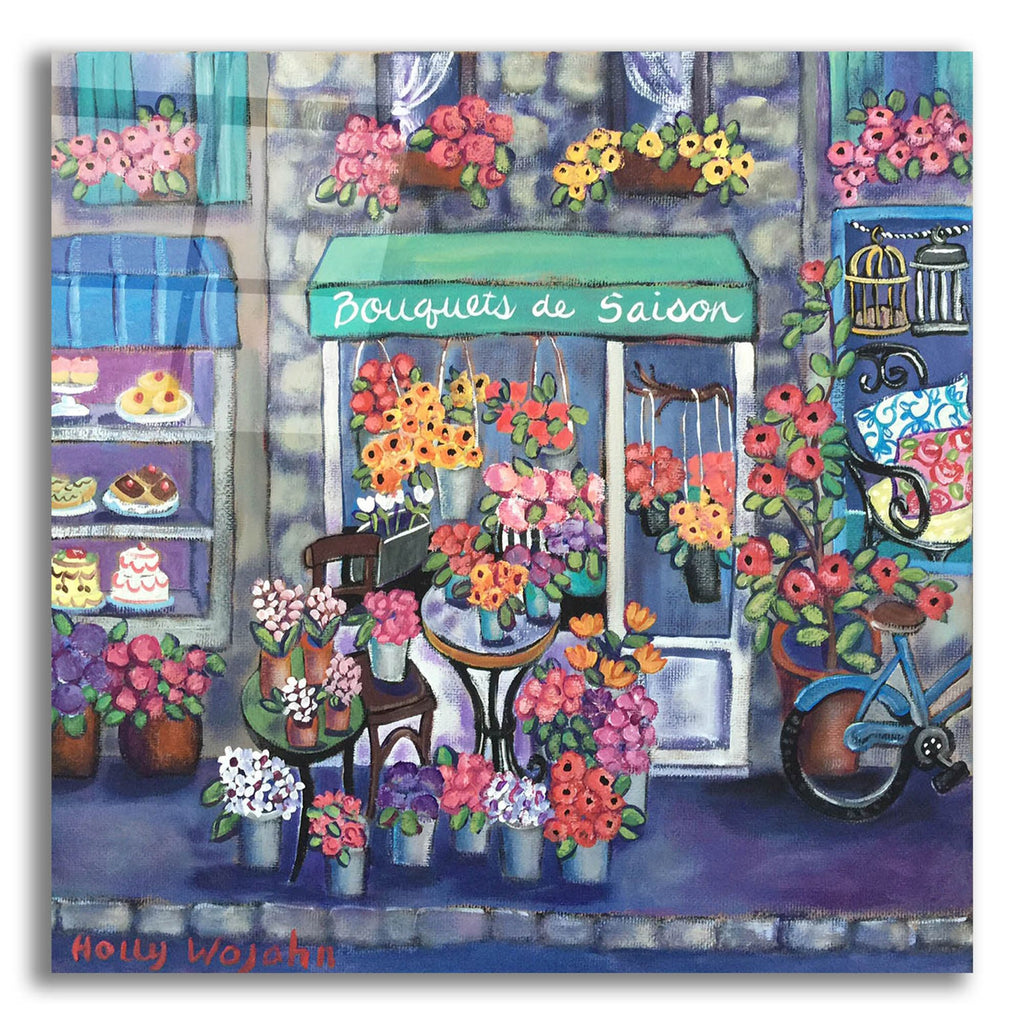 Epic Art 'Bouquets De Saison' by Holly Wojhan, Acrylic Glass Wall Art