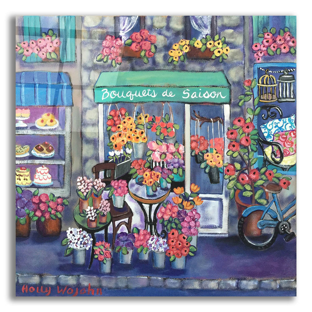 Epic Art 'Bouquets De Saison' by Holly Wojhan, Acrylic Glass Wall Art