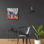 Epic Art 'The Cake Getaway' by Holly Wojhan, Acrylic Glass Wall Art,24x24