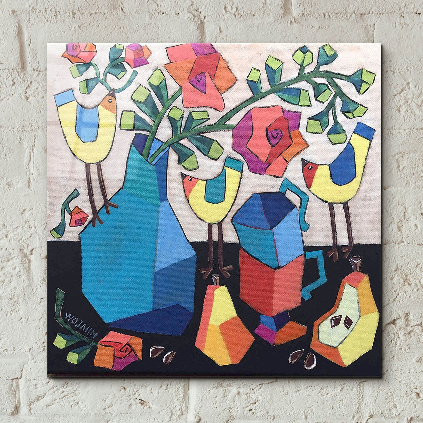 Epic Art 'Morning so Bright' by Holly Wojhan, Acrylic Glass Wall Art,12x12