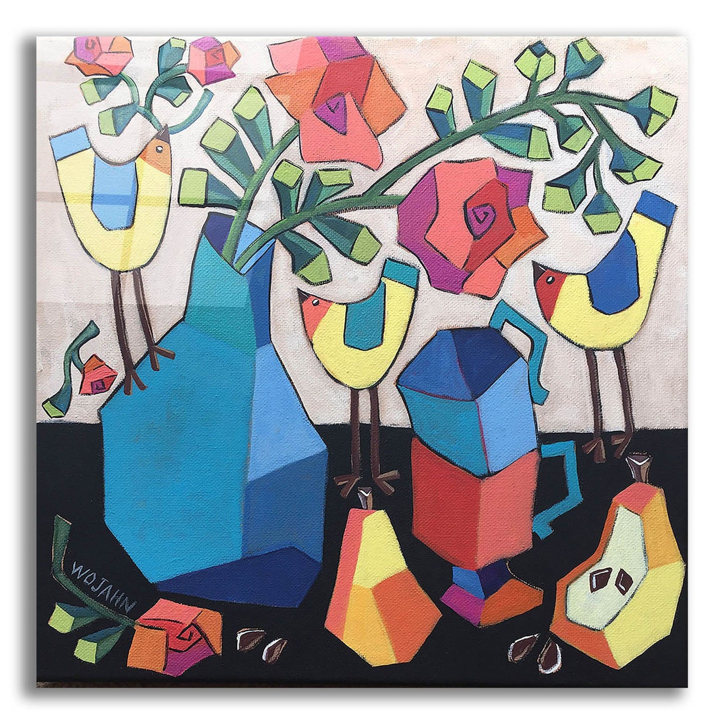 Epic Art 'Morning so Bright' by Holly Wojhan, Acrylic Glass Wall Art,12x12