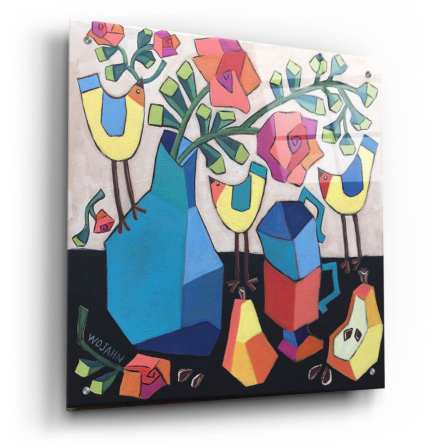 Epic Art 'Morning so Bright' by Holly Wojhan, Acrylic Glass Wall Art,24x24