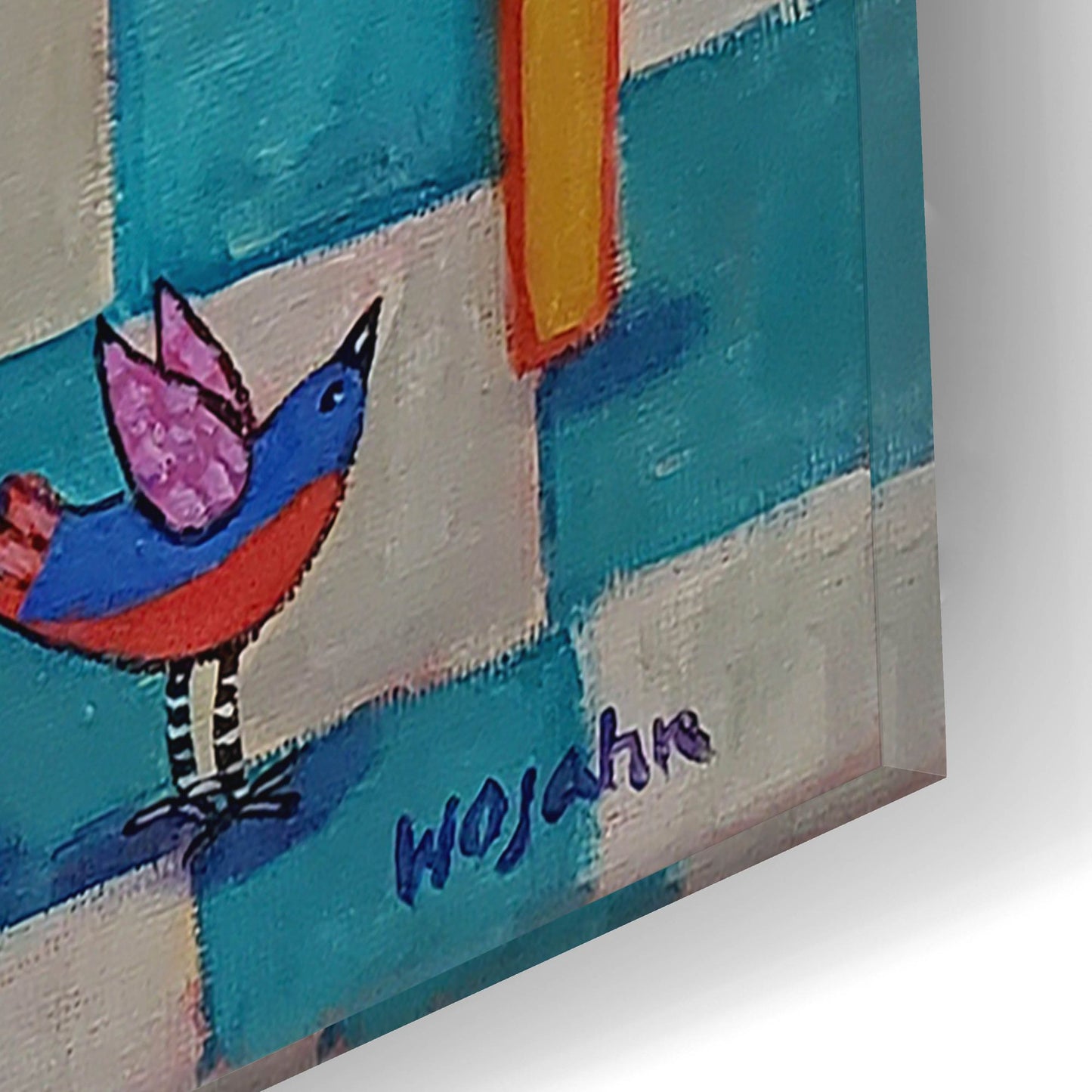 Epic Art 'Happy Interior-Menton' by Holly Wojhan, Acrylic Glass Wall Art,12x16