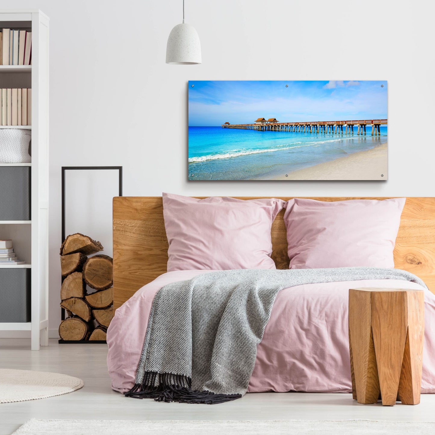 Epic Art 'Naples Florida Pier' by Epic Portfolio, Acrylic Glass Wall Art,48x24