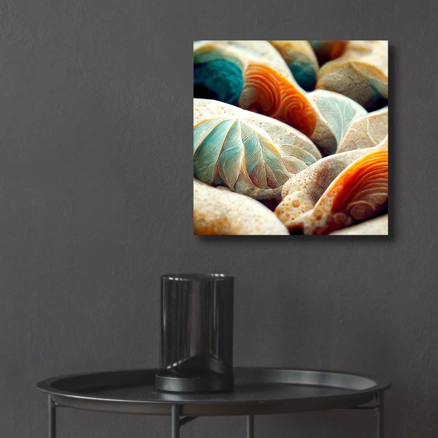 Epic Art 'Space Sea Shells' by Epic Portfolio, Acrylic Glass Wall Art,12x12