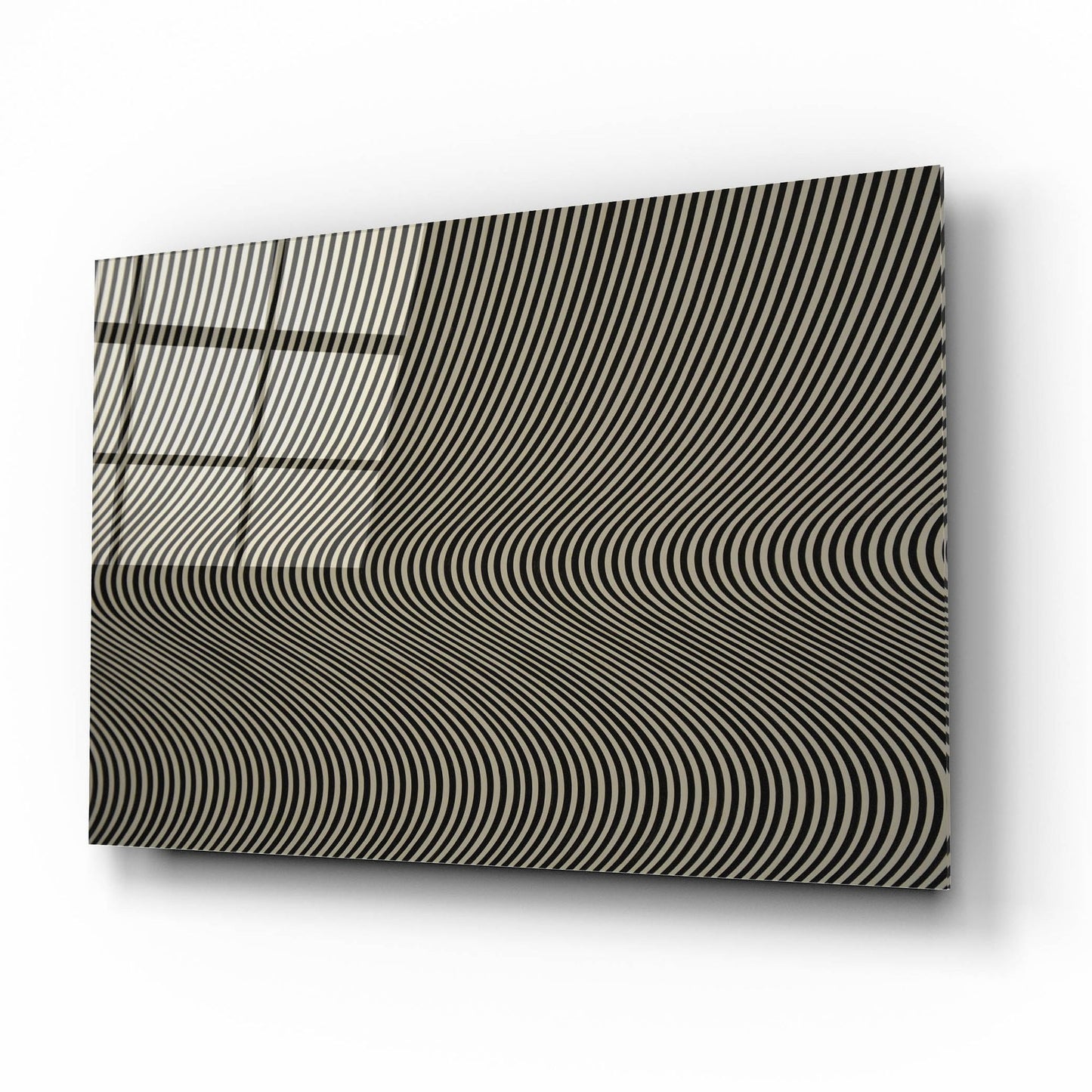 Epic Art 'Kinetic Stripes' by Epic Portfolio, Acrylic Glass Wall Art,16x12