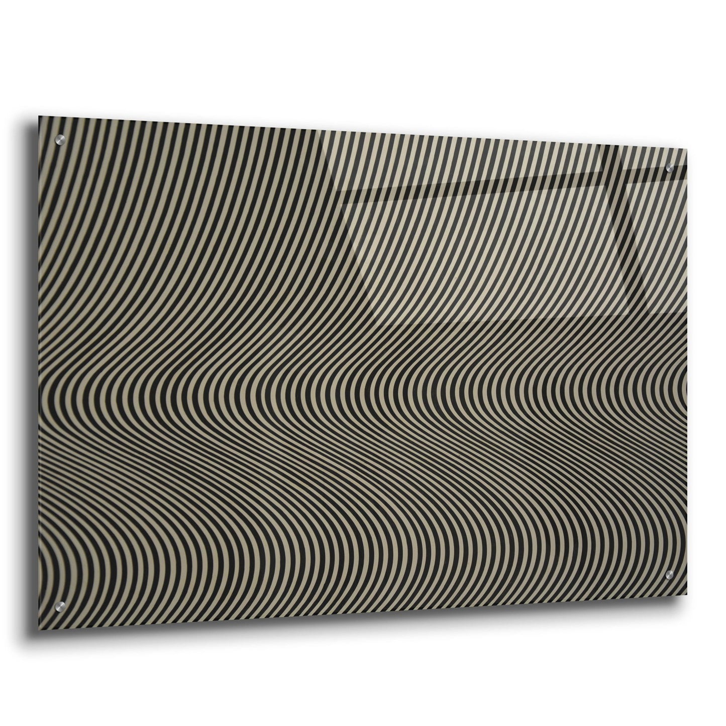 Epic Art 'Kinetic Stripes' by Epic Portfolio, Acrylic Glass Wall Art,36x24