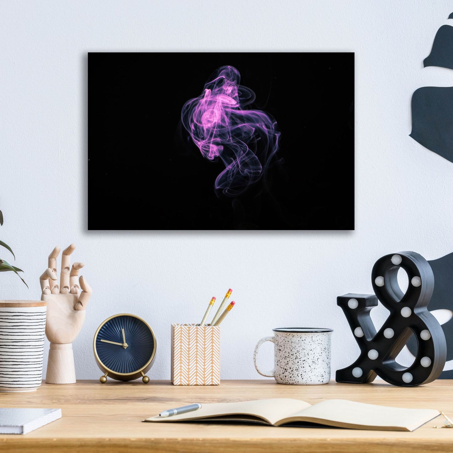 Epic Art 'Jelly Smoke' by Epic Portfolio, Acrylic Glass Wall Art,16x12