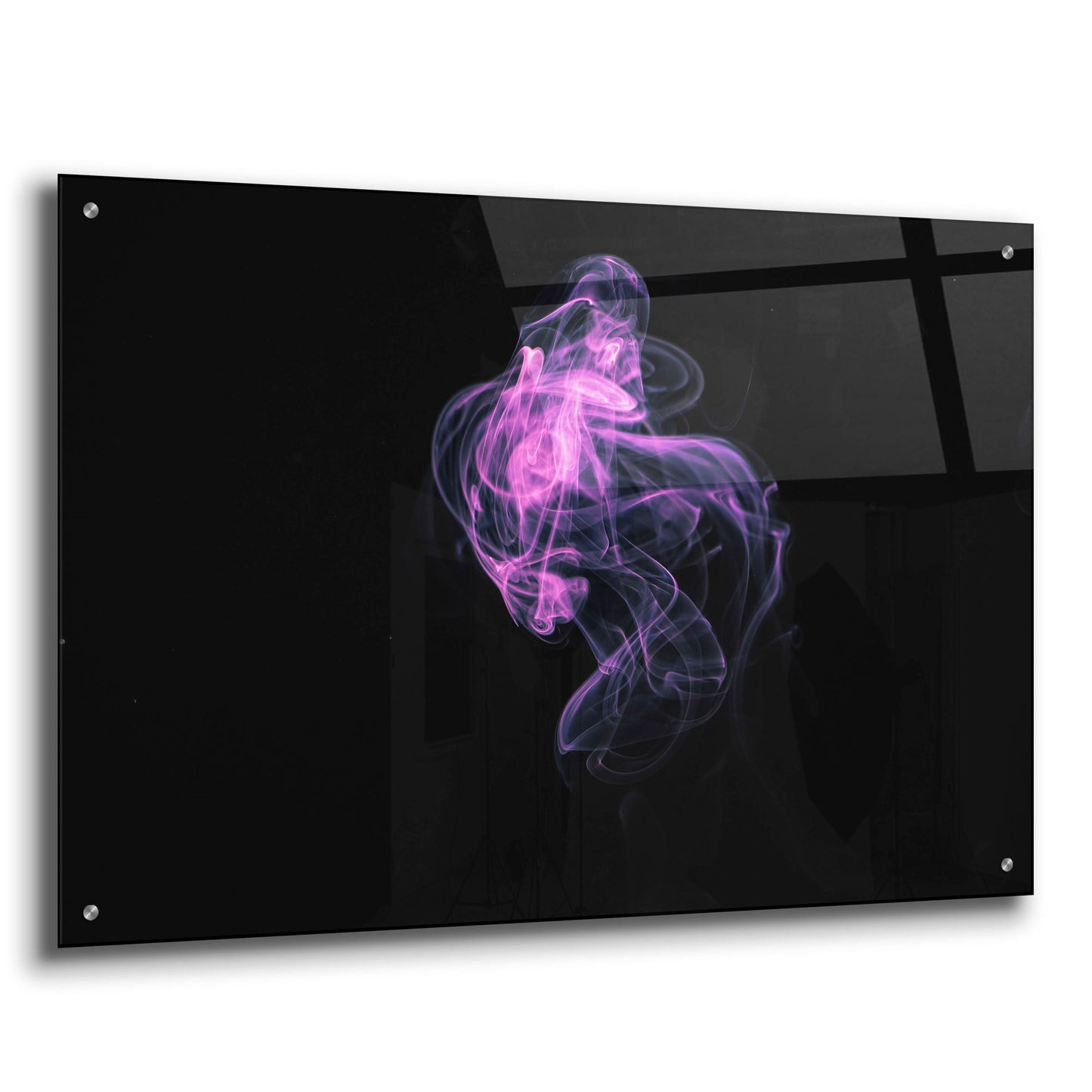 Epic Art 'Jelly Smoke' by Epic Portfolio, Acrylic Glass Wall Art,36x24