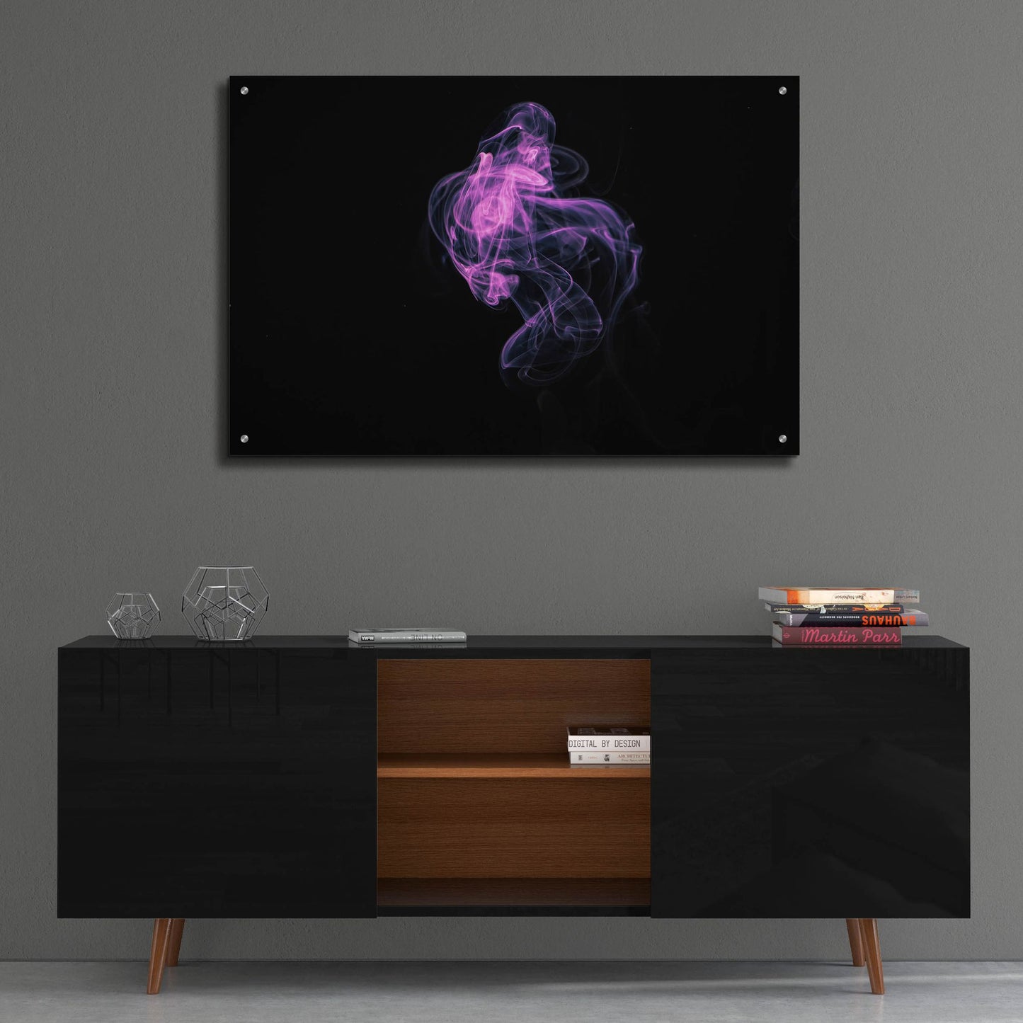 Epic Art 'Jelly Smoke' by Epic Portfolio, Acrylic Glass Wall Art,36x24