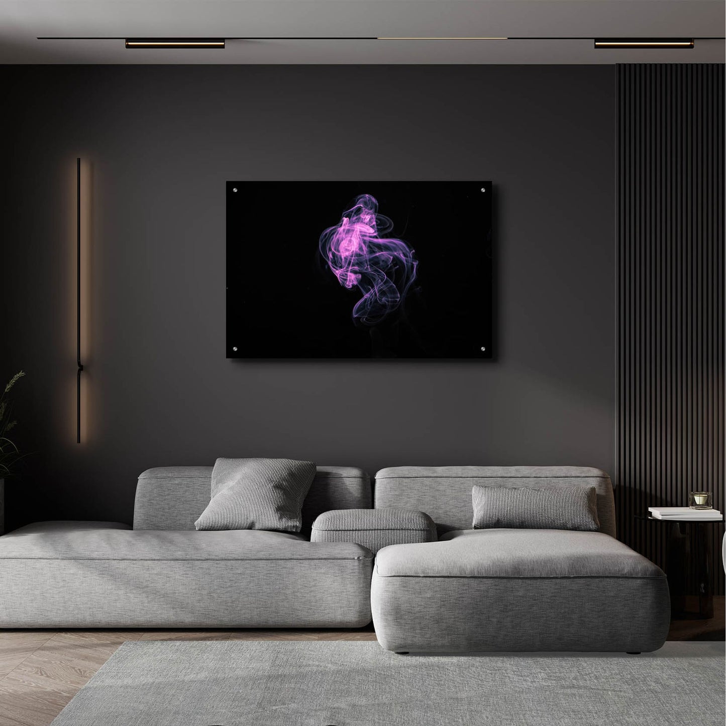 Epic Art 'Jelly Smoke' by Epic Portfolio, Acrylic Glass Wall Art,36x24