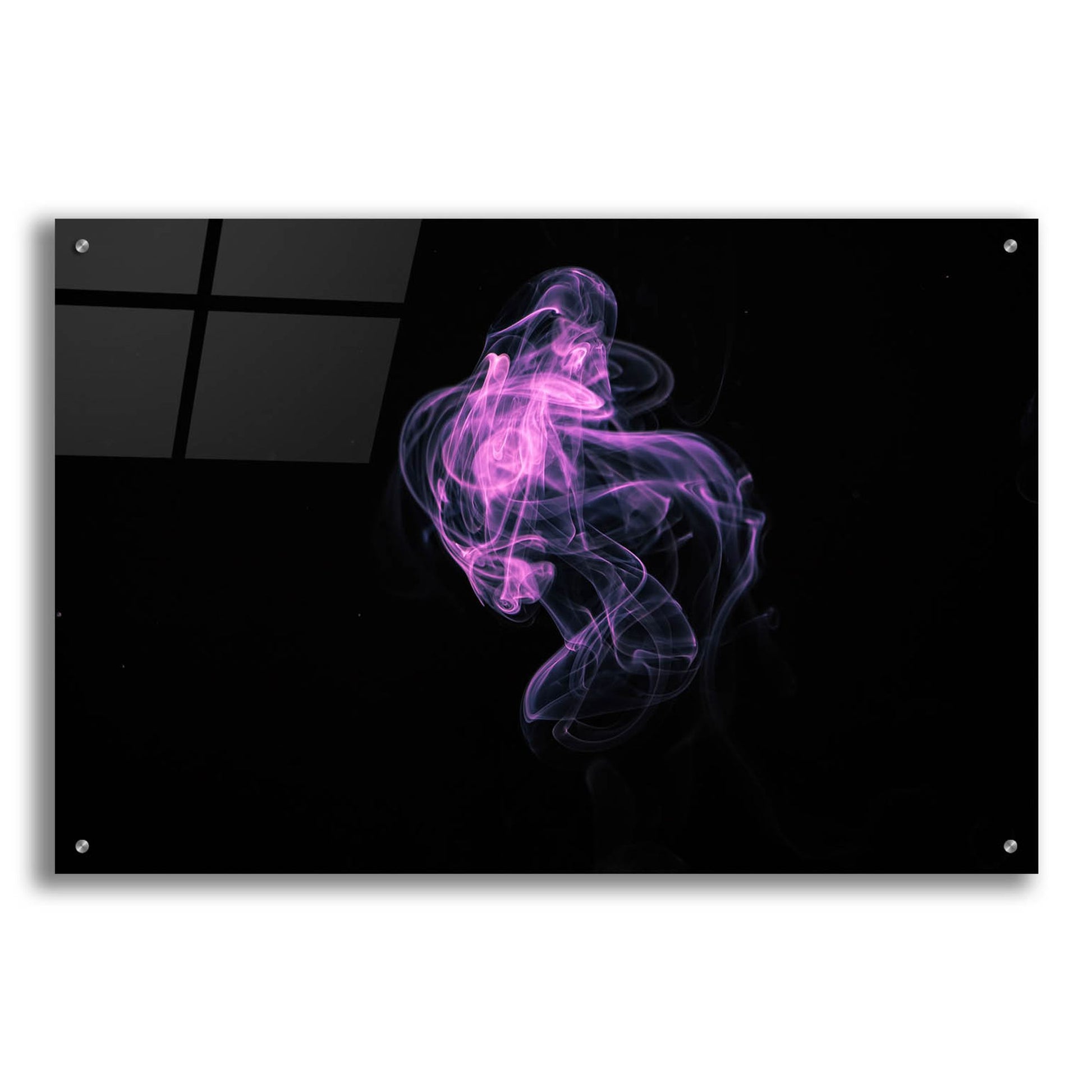 Epic Art 'Jelly Smoke' by Epic Portfolio, Acrylic Glass Wall Art,36x24