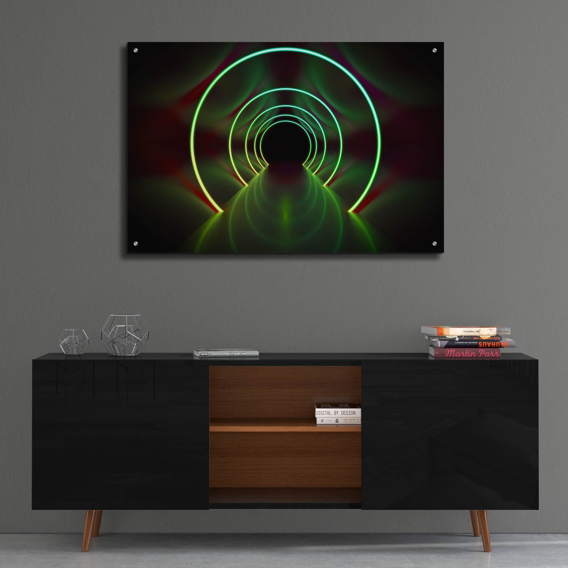 Epic Art 'Into The Future' by Epic Portfolio, Acrylic Glass Wall Art,36x24