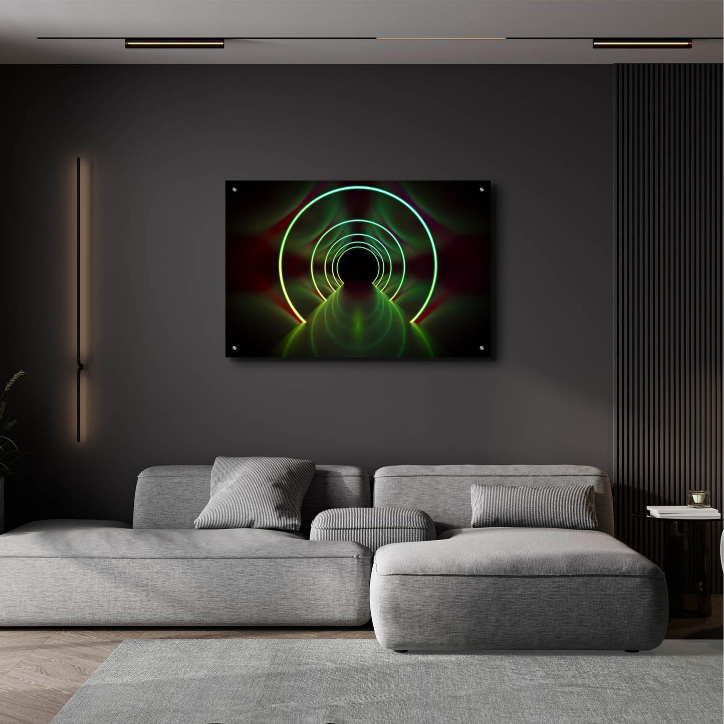 Epic Art 'Into The Future' by Epic Portfolio, Acrylic Glass Wall Art,36x24