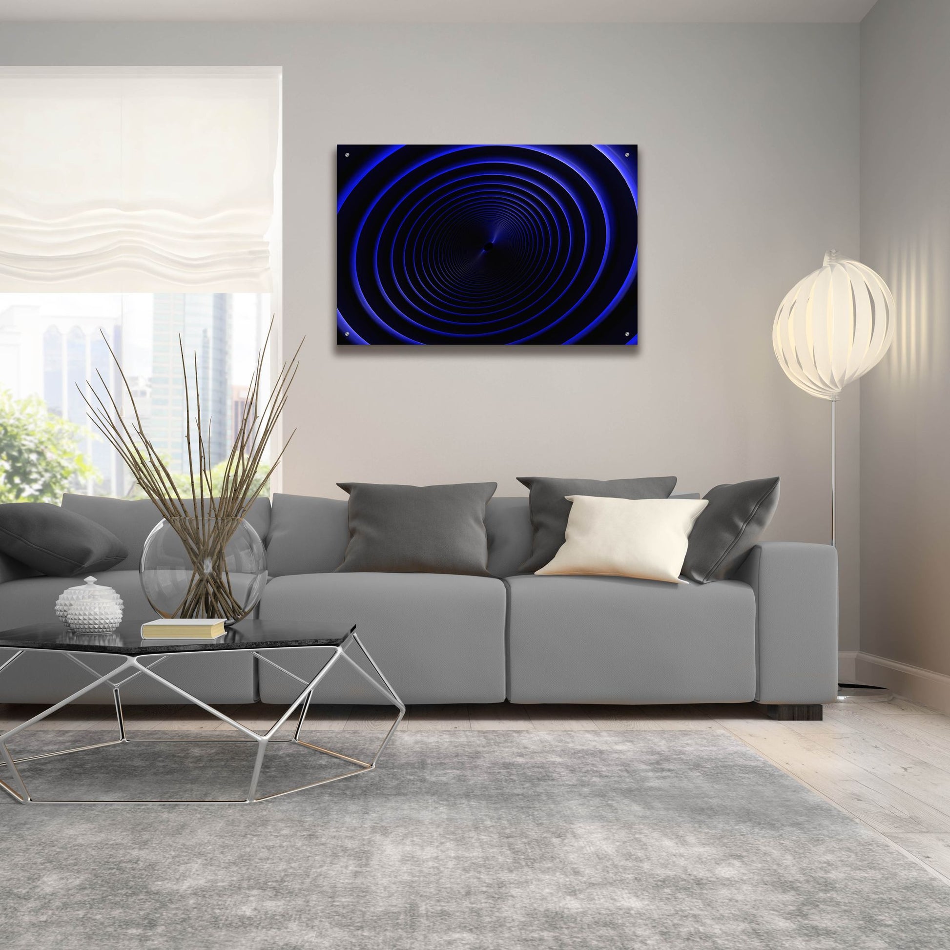 Epic Art 'Into The Base' by Epic Portfolio, Acrylic Glass Wall Art,36x24