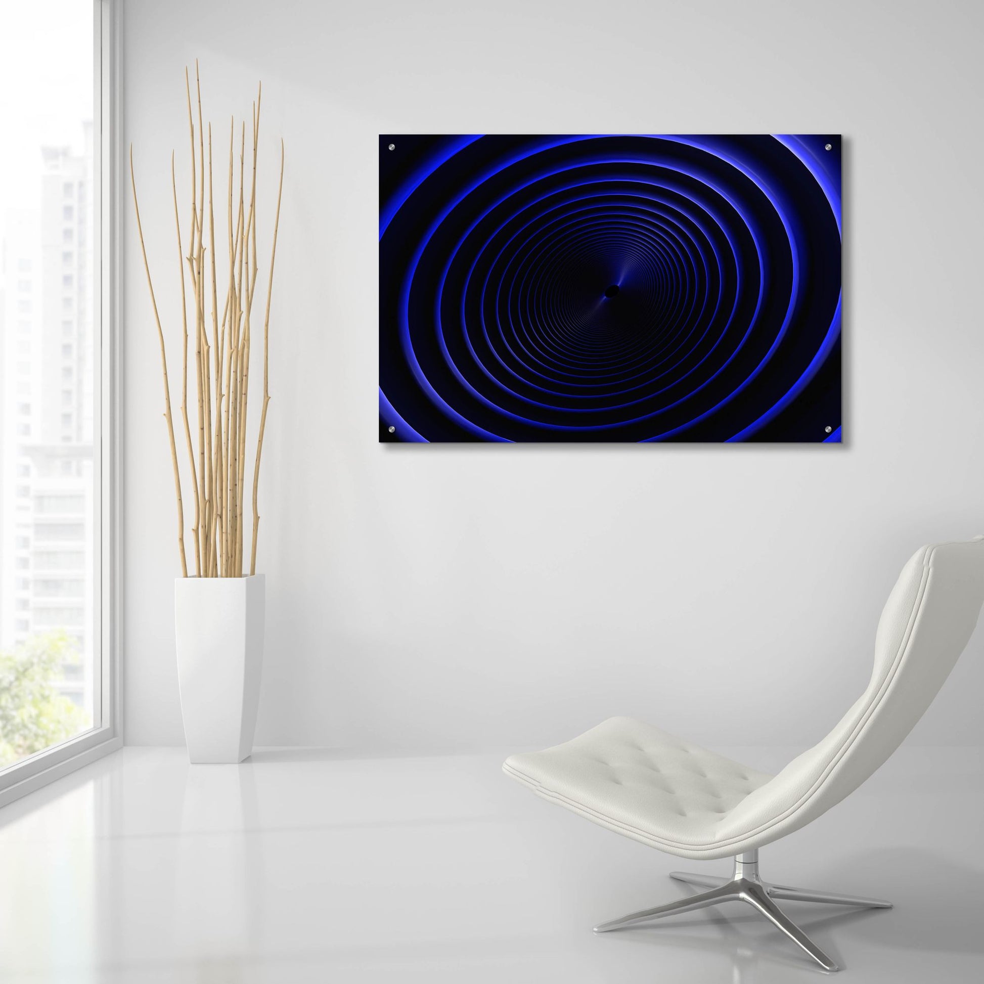 Epic Art 'Into The Base' by Epic Portfolio, Acrylic Glass Wall Art,36x24