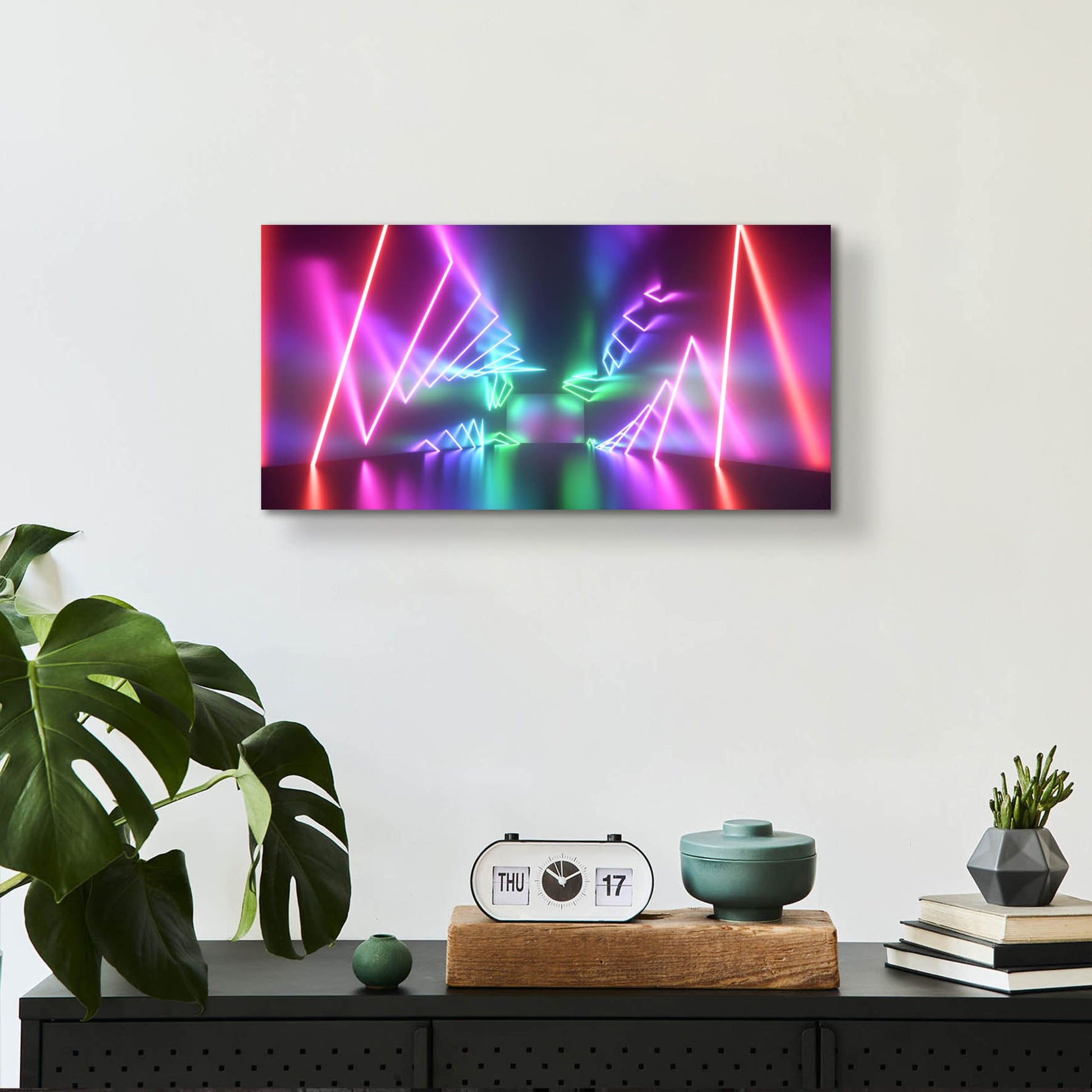 Epic Art 'Into The Aurora' by Epic Portfolio, Acrylic Glass Wall Art,24x12