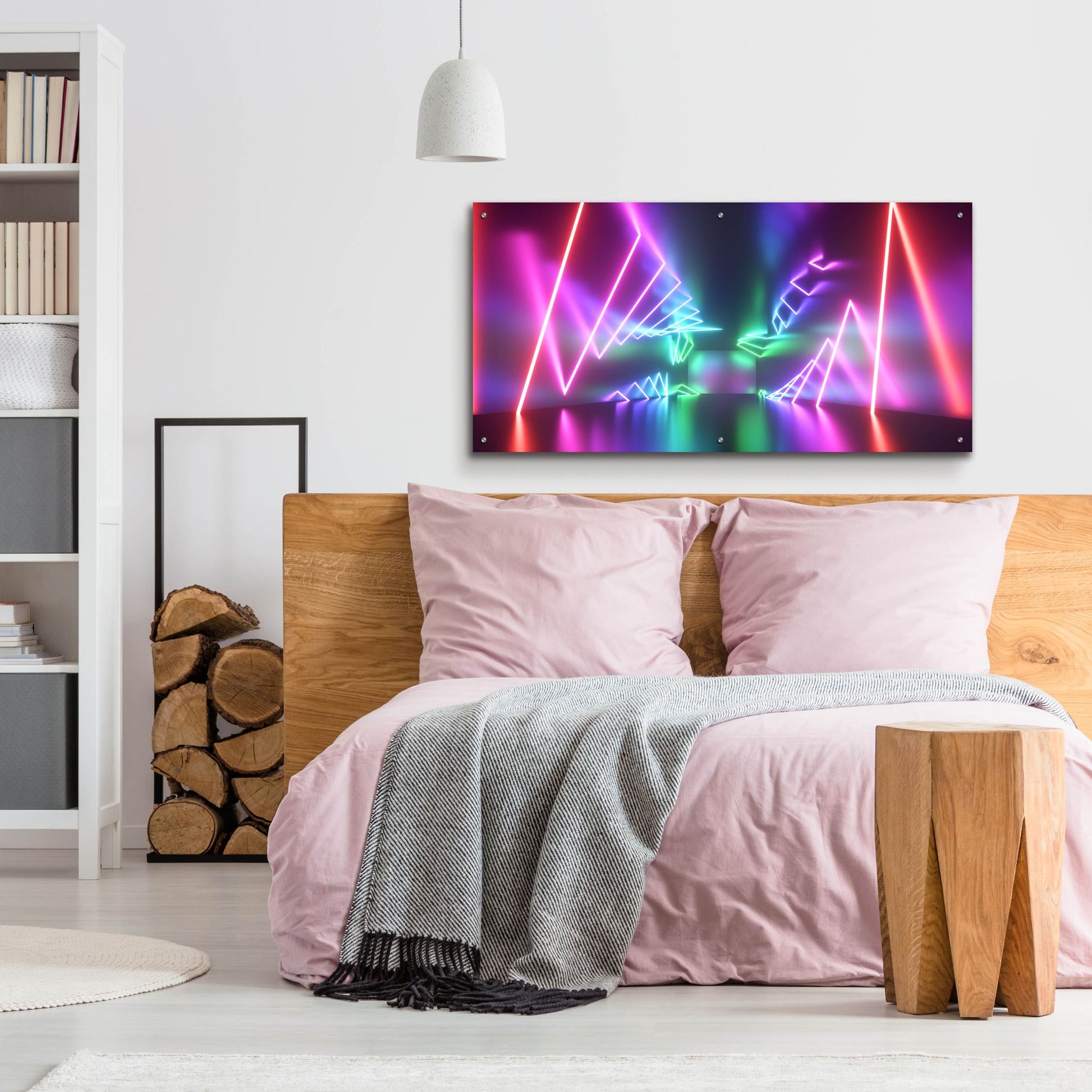 Epic Art 'Into The Aurora' by Epic Portfolio, Acrylic Glass Wall Art,48x24