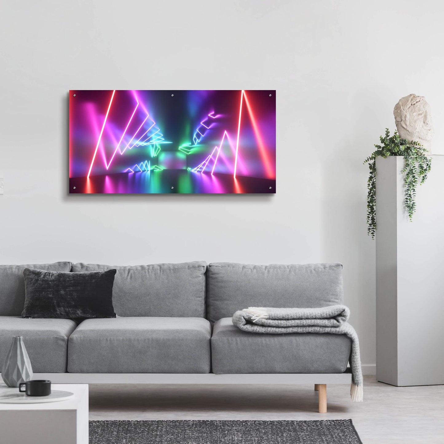 Epic Art 'Into The Aurora' by Epic Portfolio, Acrylic Glass Wall Art,48x24