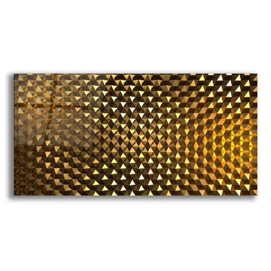 Epic Art 'Gold Hexigans' by Epic Portfolio, Acrylic Glass Wall Art