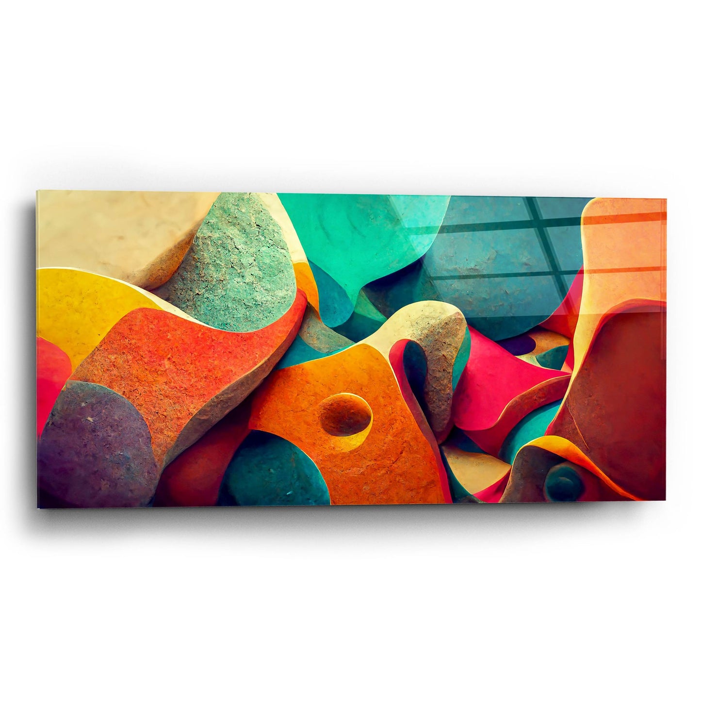 Epic Art 'Gaudi Is Dreaming' by Epic Portfolio, Acrylic Glass Wall Art,24x12