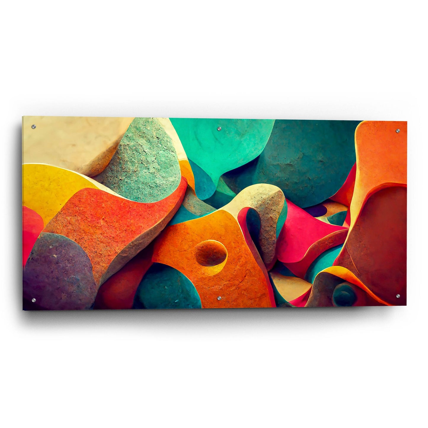 Epic Art 'Gaudi Is Dreaming' by Epic Portfolio, Acrylic Glass Wall Art,48x24