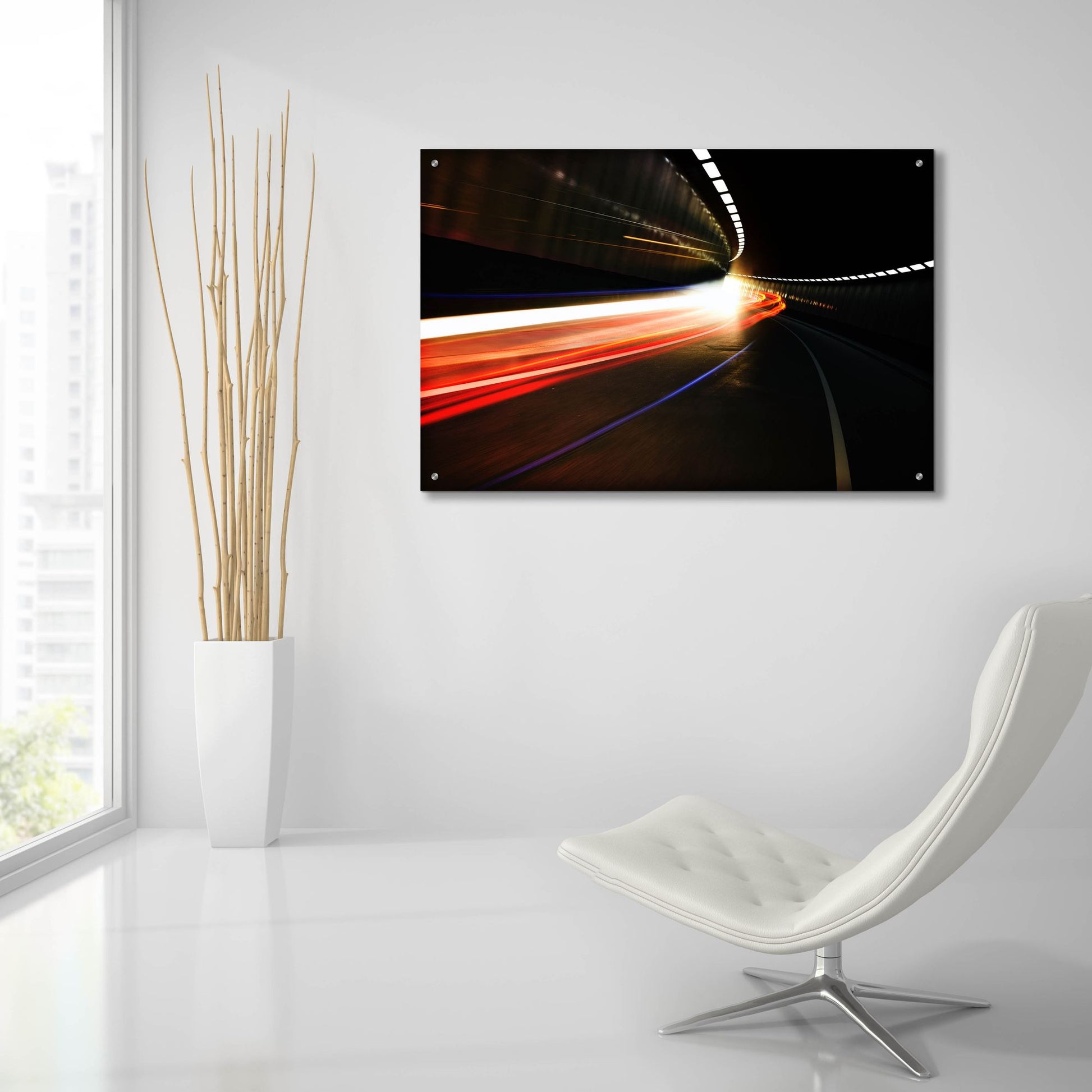 Epic Art 'Furious' by Epic Portfolio, Acrylic Glass Wall Art,36x24