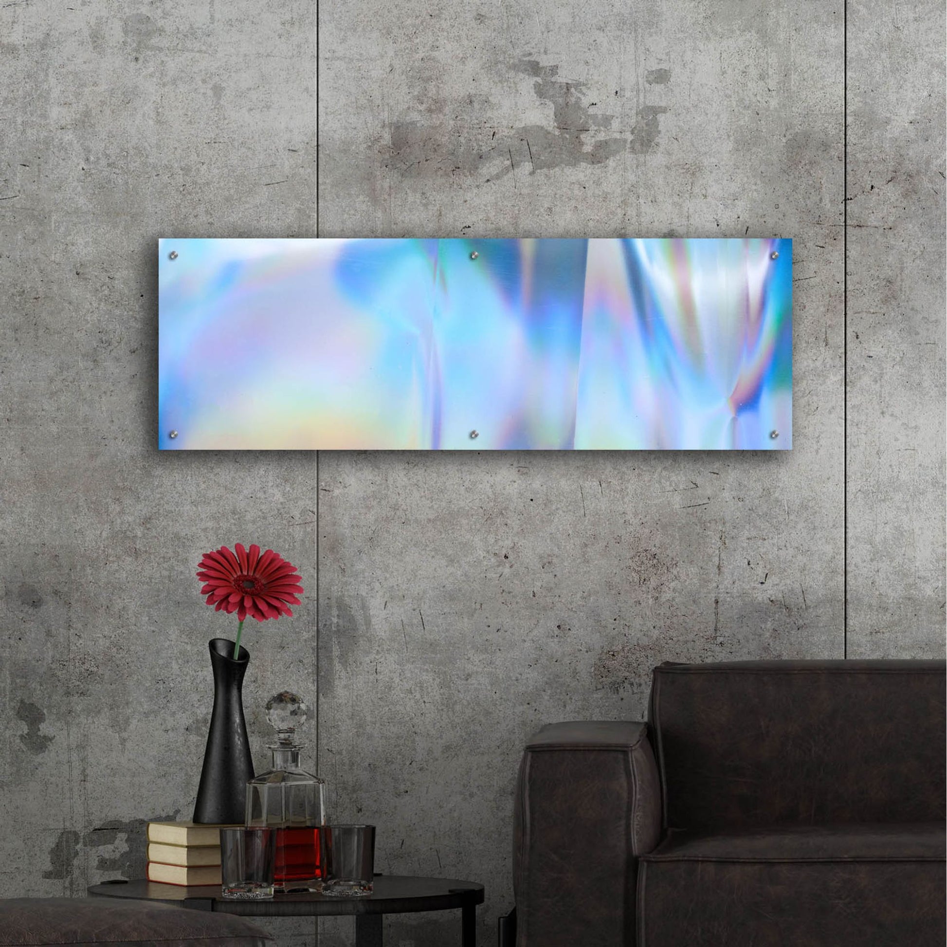 Epic Art 'Foggy Thursday' by Epic Portfolio, Acrylic Glass Wall Art,48x16