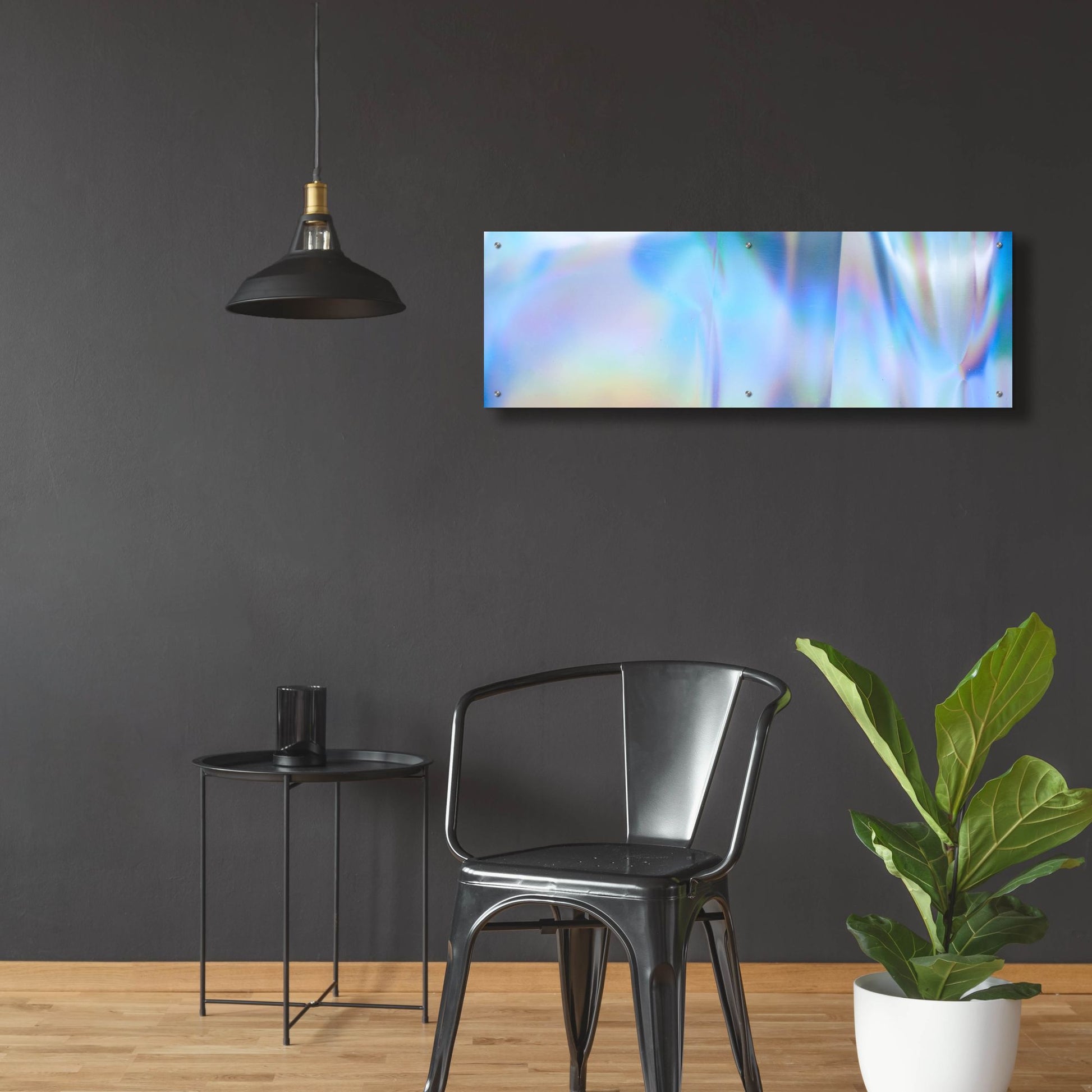 Epic Art 'Foggy Thursday' by Epic Portfolio, Acrylic Glass Wall Art,48x16