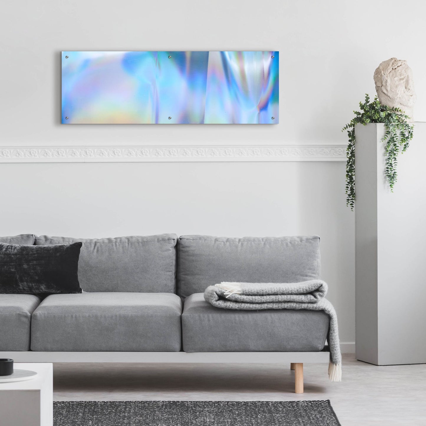 Epic Art 'Foggy Thursday' by Epic Portfolio, Acrylic Glass Wall Art,48x16