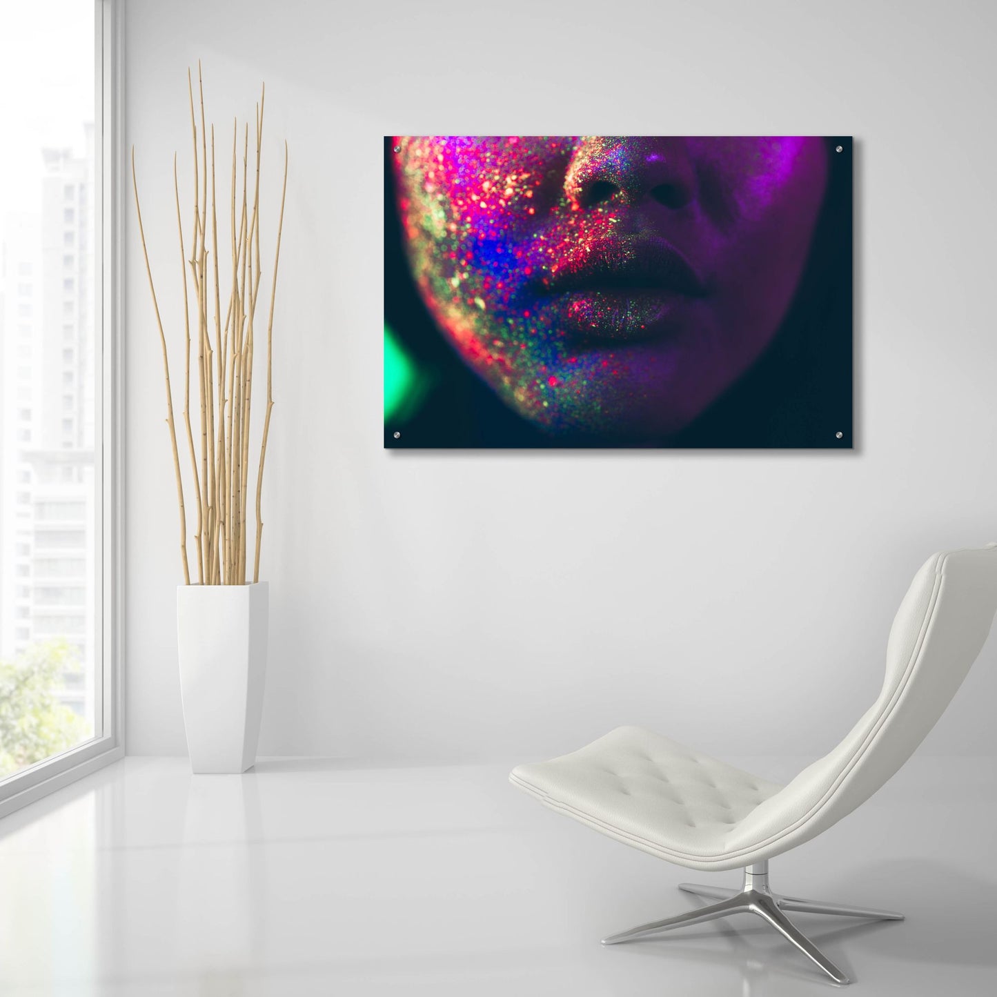 Epic Art 'Fairy Tale Kiss' by Epic Portfolio, Acrylic Glass Wall Art,36x24