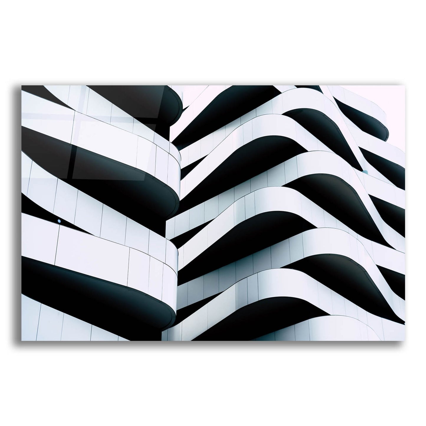 Epic Art 'Concrete Puzzle' by Epic Portfolio, Acrylic Glass Wall Art,24x16