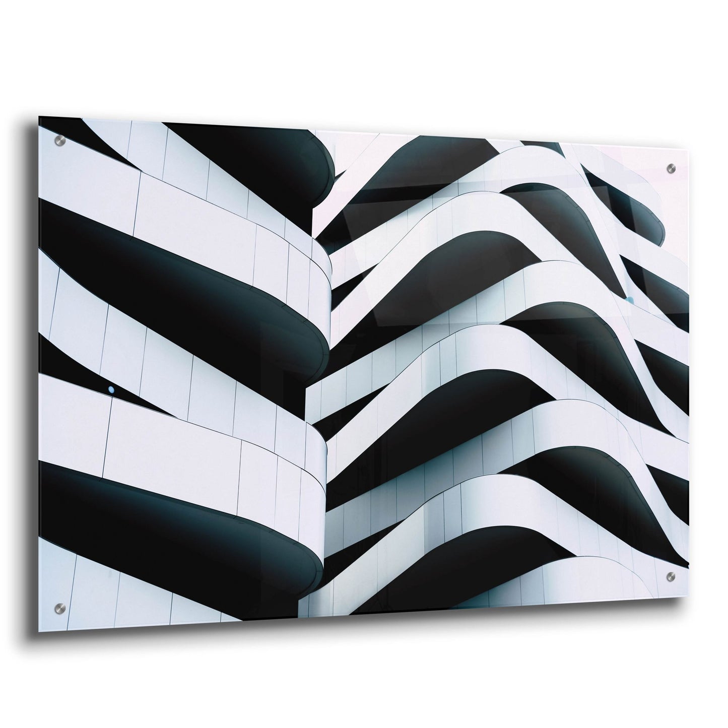 Epic Art 'Concrete Puzzle' by Epic Portfolio, Acrylic Glass Wall Art,36x24