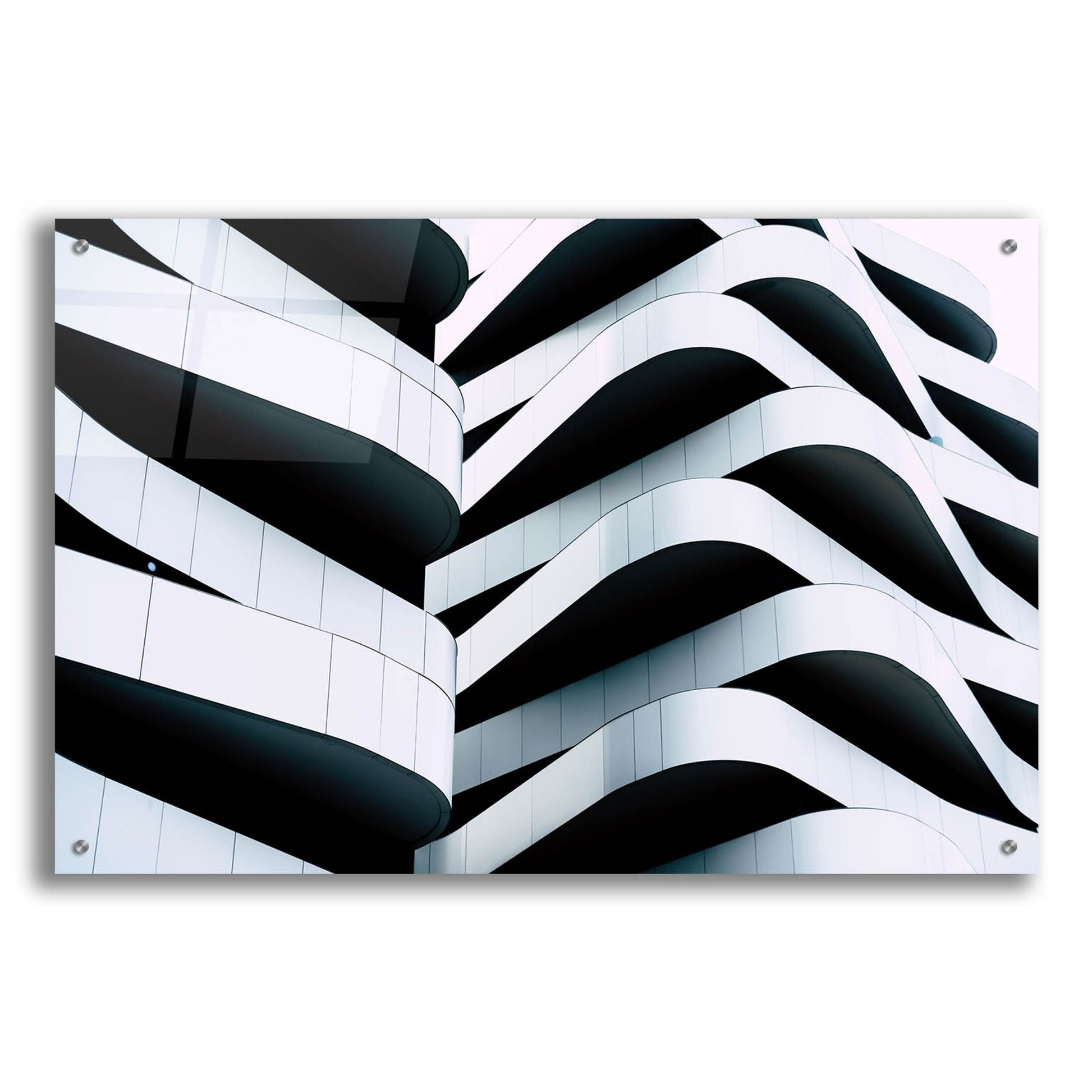 Epic Art 'Concrete Puzzle' by Epic Portfolio, Acrylic Glass Wall Art,36x24