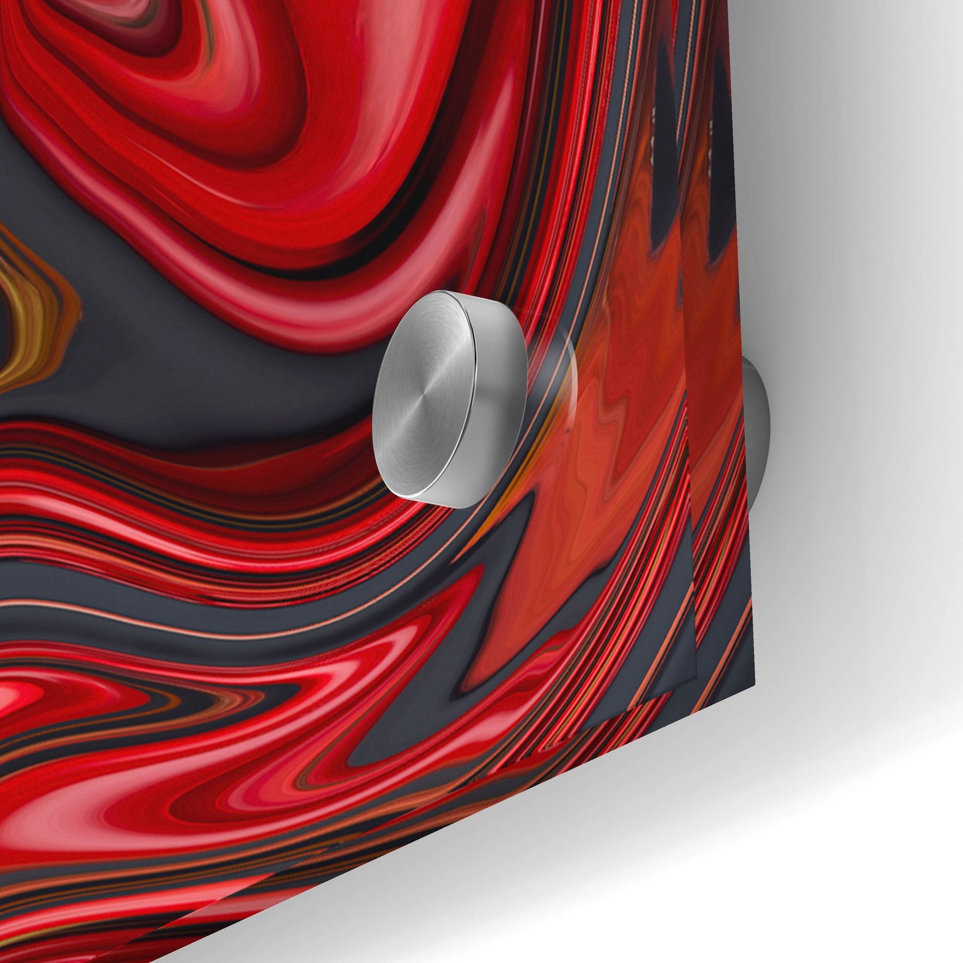 Epic Art 'Cherry Marble' by Epic Portfolio, Acrylic Glass Wall Art,48x24