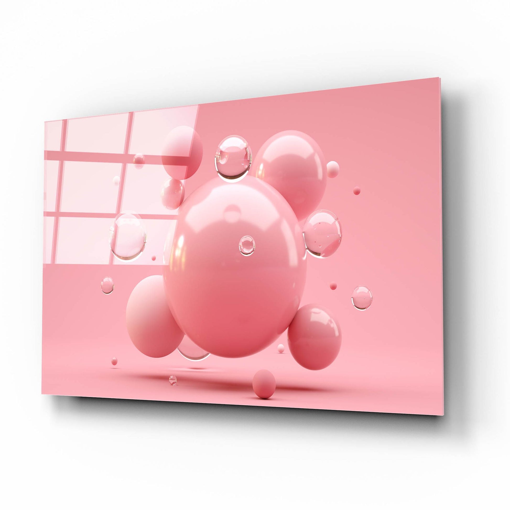 Epic Art 'Bubble Gum' by Epic Portfolio, Acrylic Glass Wall Art,16x12