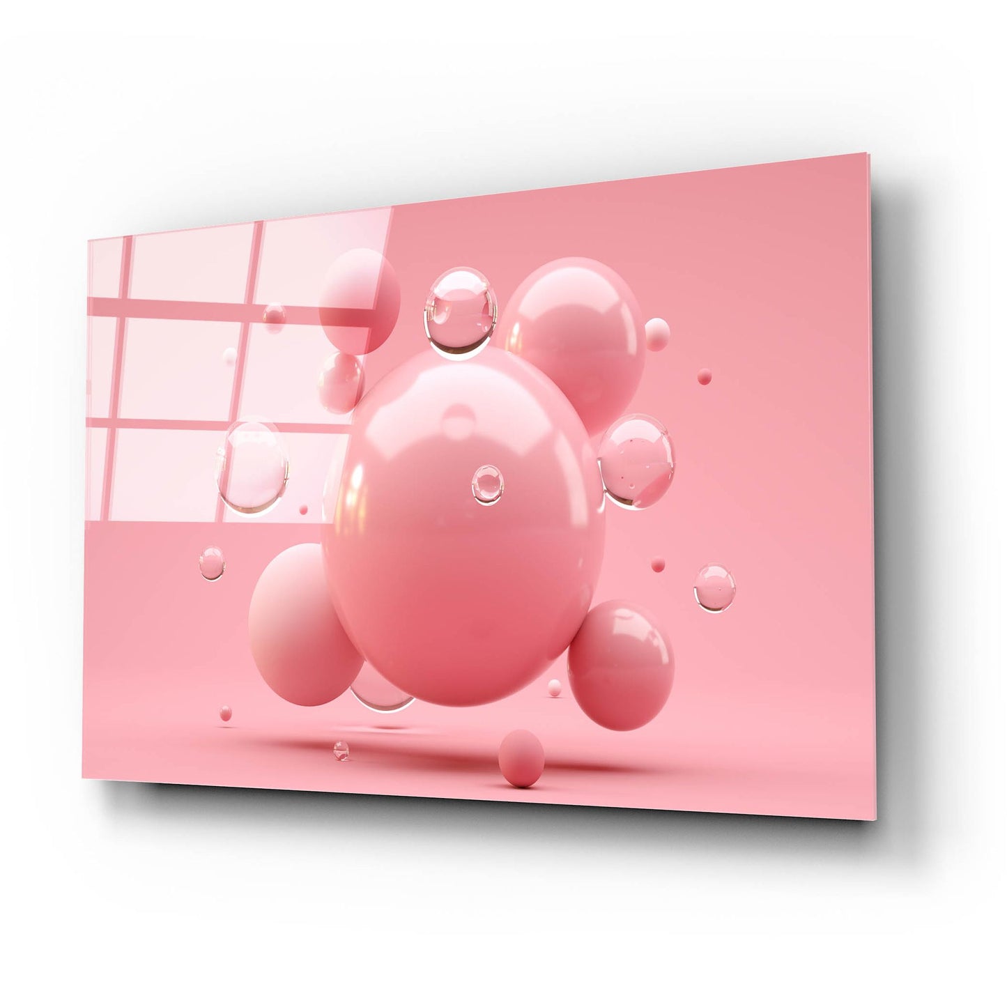 Epic Art 'Bubble Gum' by Epic Portfolio, Acrylic Glass Wall Art,24x16