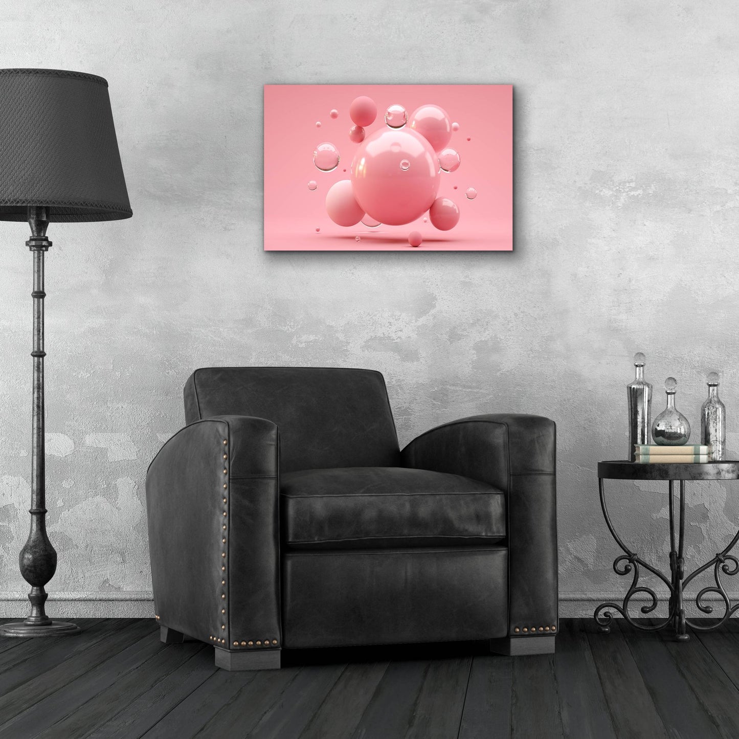 Epic Art 'Bubble Gum' by Epic Portfolio, Acrylic Glass Wall Art,24x16