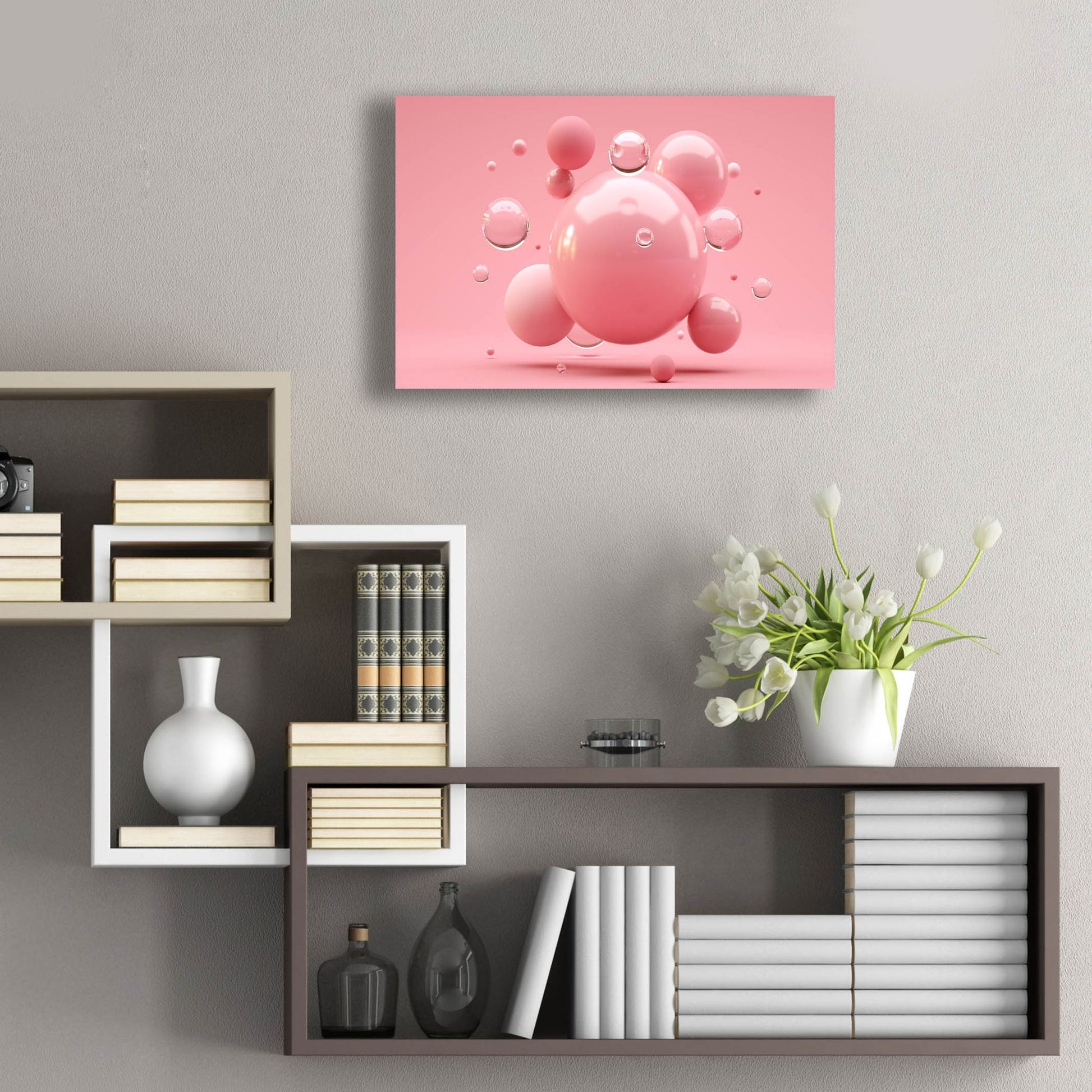 Epic Art 'Bubble Gum' by Epic Portfolio, Acrylic Glass Wall Art,24x16