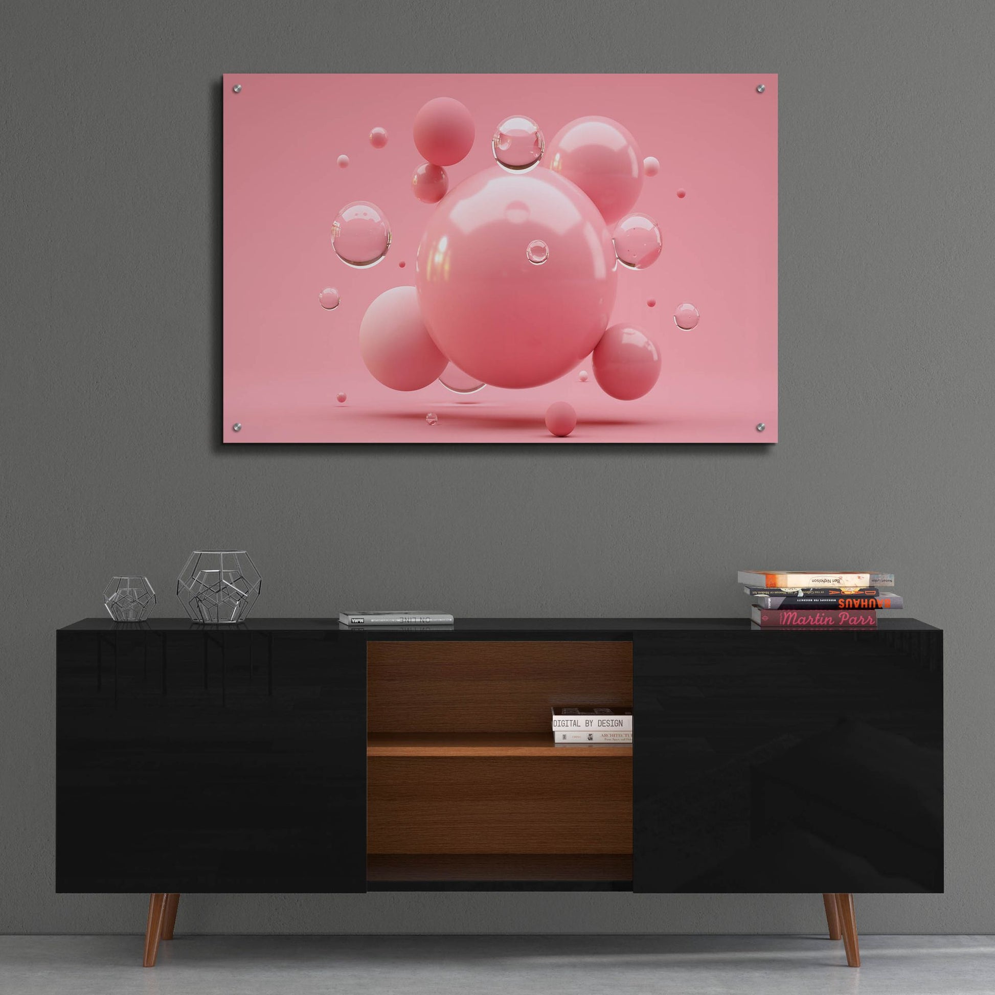 Epic Art 'Bubble Gum' by Epic Portfolio, Acrylic Glass Wall Art,36x24