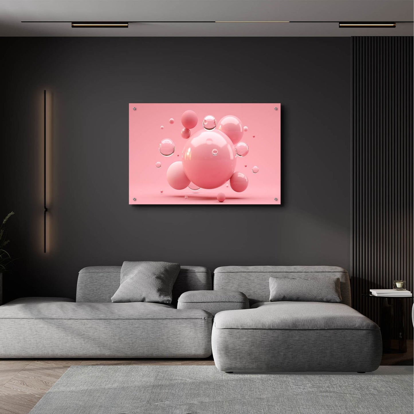 Epic Art 'Bubble Gum' by Epic Portfolio, Acrylic Glass Wall Art,36x24